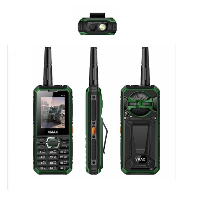 Vmax V16 Antenna Phone Power Bank 5200mAh Green